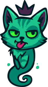 Cheeky Ghost Cat Chibi