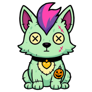 Zombie Fox Plushie