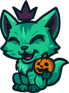 Halloween Ghost Cat Chibi