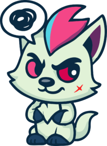 Annoyed Zombie Fox Chibi