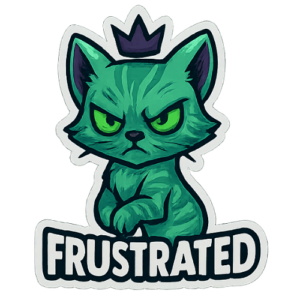 Ghost Cat Frustrated