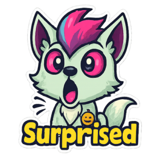 Zombie Fox Surprised
