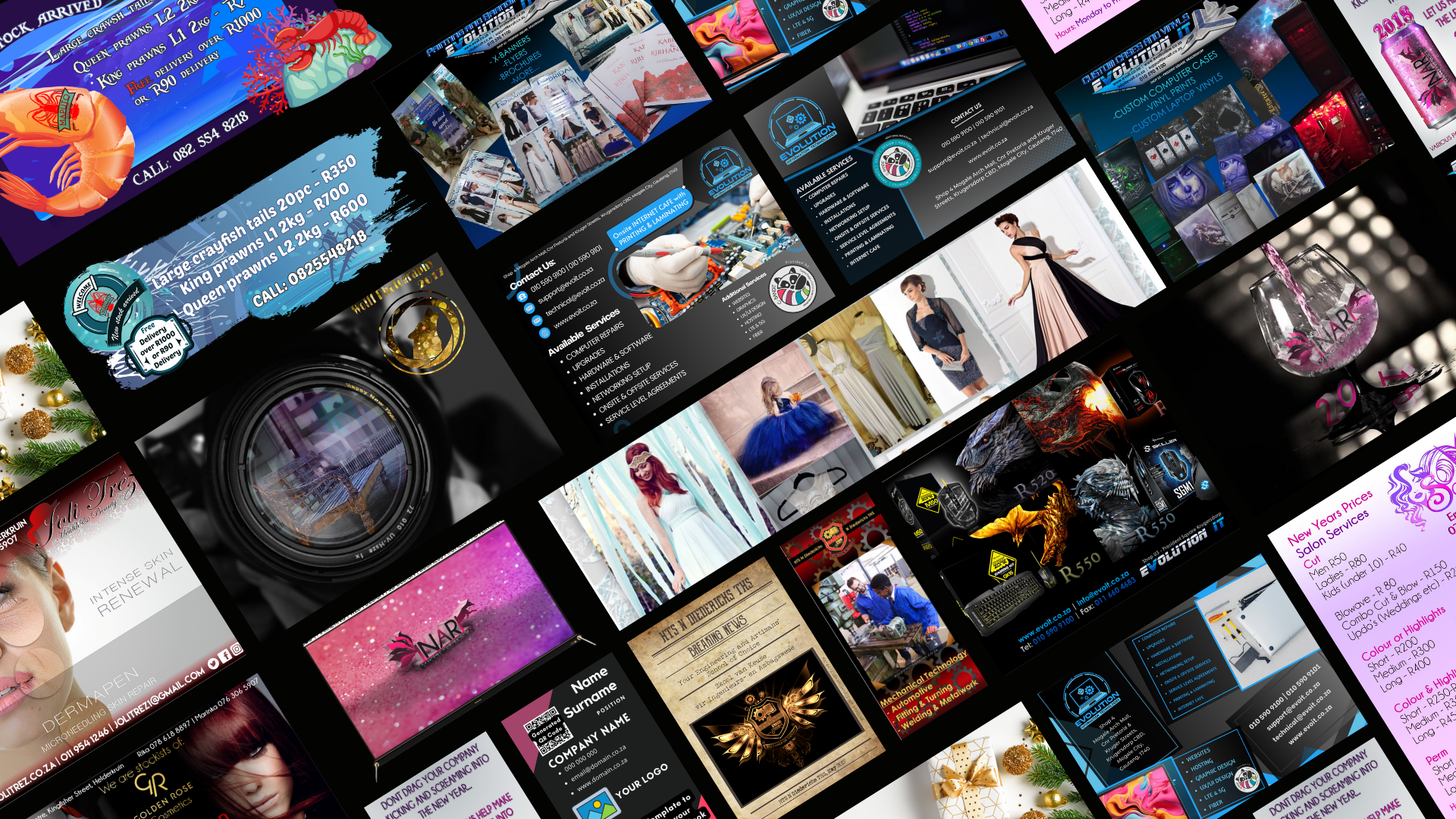Print design mosaic